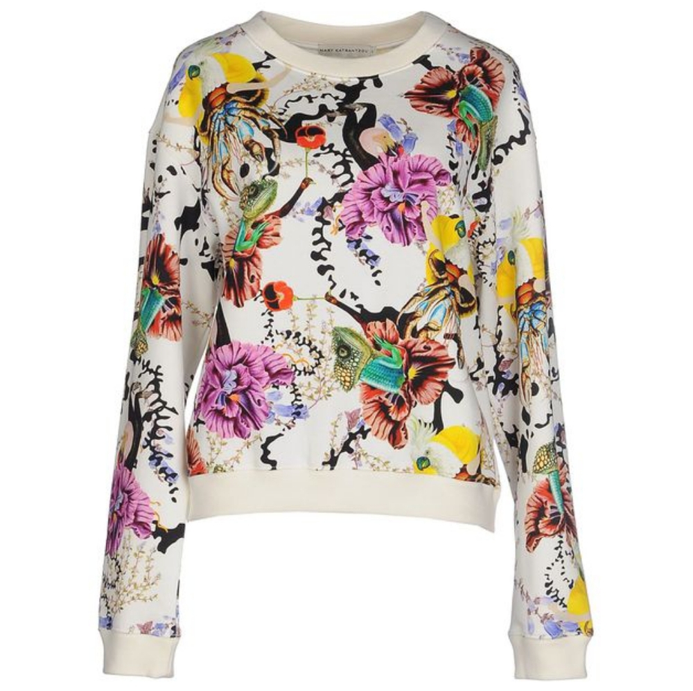 COPY - Mary Katrantzou fitted sweatshirt- Anthozoa sun